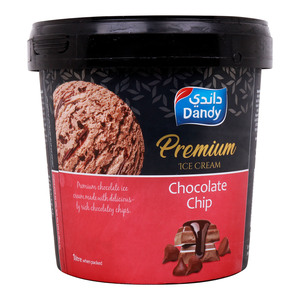 Dandy Premium Chocolate Chip Ice Cream, 1 Litre
