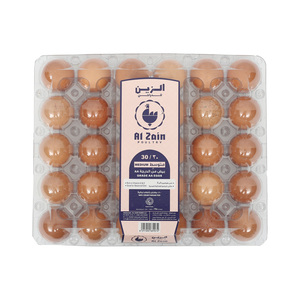 Al Zain Grade AA Medium Brown Eggs 30 pcs