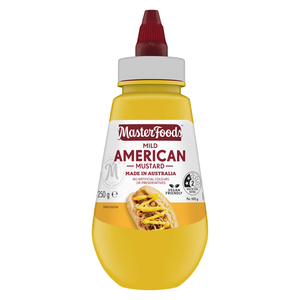 Master Foods Mild American Mustard 250 g