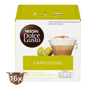 Buy Nescafe Dolce Gusto Cappuccino Coffee 16 pcs Online at Best Price | Cappuccino | Lulu Kuwait in Kuwait