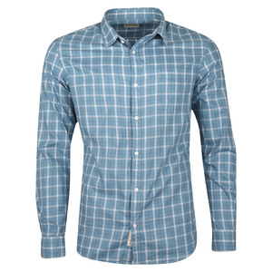 Marco Donateli Mens Slim Fit Long Sleeve Casual Shirt 7643-2, Slate Blue, XXL