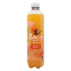 Rubicon Orange & Mango Sparkling Spring Water With Fruit Juice 500 ml