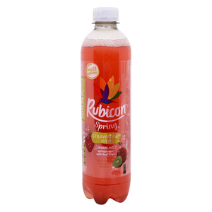 Rubicon Strawberry & Kiwi Sparkling Spring Water With Fruit Juice 500 ml