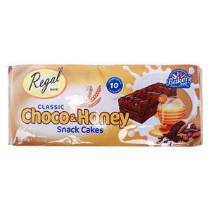 Regal Bakery Classic Choco and Honey Snack Cakes, 250 g