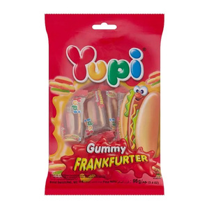Yupi Gummy Frankfurter Candy 96g