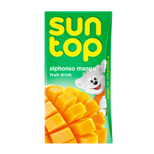 Buy Suntop Mango Fruit Drink 125 ml Online at Best Price | Fruit Drink Tetra | Lulu Kuwait in UAE