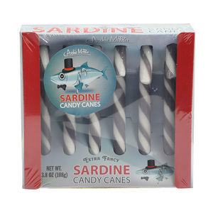 Archie McPhee Extra Fancy Sardine Candy Canes 108 g