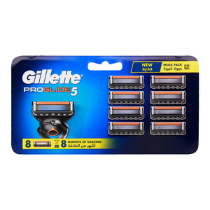 Buy Gillette Proglide 5 Blade, 8 pcs Online at Best Price | System Blades | Lulu UAE in UAE
