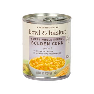 Buy Bowl & Basket Sweet Whole Kernel Golden Corn 241 g Online at Best Price | Cand Whl.Kernel Corn | Lulu Kuwait in UAE