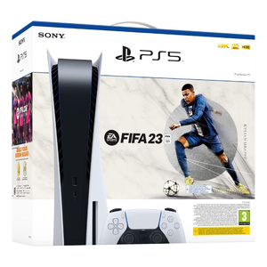 Sony PlayStation 5 Standard/Disc Edition Console with FIFA 23 Voucher
