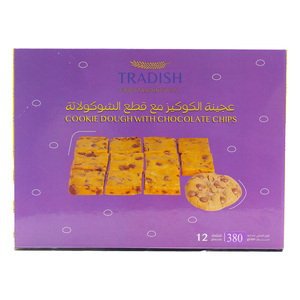 Tradish Frozen Cookie Dough With Chocolate Chips 380 g