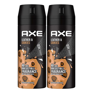 Axe Collision Leather and Cookies Body Spray 2 x 150 ml