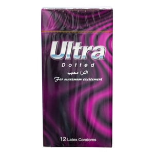 Ultra Dotted Condoms 12 pcs