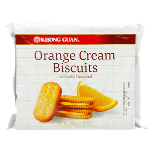 Khong Guan Orange Cream Biscuits 200 g