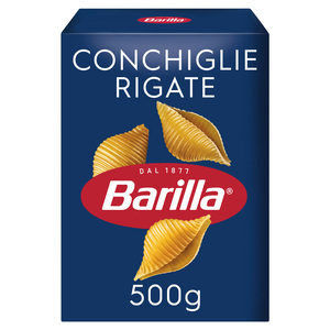 Barilla Conchiglie Rigate Pasta 500 g