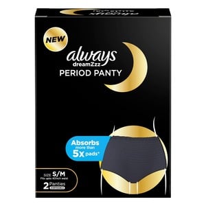 Always Dreamzzz Period Panty Disposable Size Small/Medium 2 pcs