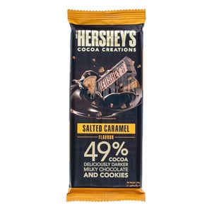 Hershey's Darker Milky Chocolate And Cookies Salted Caramel Flavour 100 g