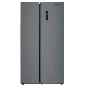 Bompani 562 L Side By Side Refrigerator, Silver, BR650SS