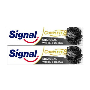 Signal Complete 8 Toothpaste Charcoal 2 x 100 ml