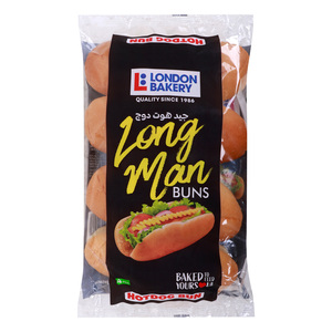 London Bakery Long Man Hot Dog Bun 215 g