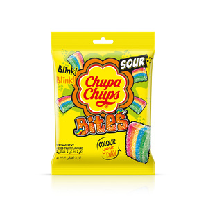 Buy Chupa Chups Sour Bites Mix Fruit Jellies 85.5 g Online at Best Price | Candy | Lulu KSA in UAE