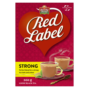 Buy Brooke Bond Red Label Black Loose Tea 200 g Online at Best Price | Black Tea | Lulu UAE in UAE