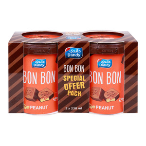 Dandy Bon Bon Ice Cream, Assorted, 238 ml, 2 Pcs