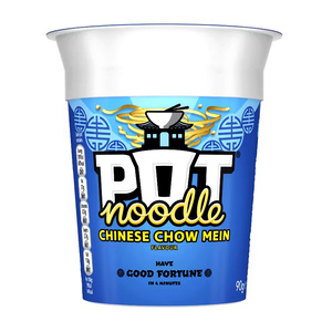 Buy Unilever Pot Noodle Chinese Chow Mein, 90 g Online at Best Price | Cup Noodle | Lulu Kuwait in Kuwait