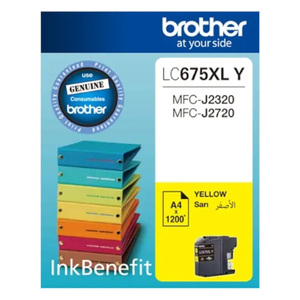 Brother Ink Cartridge LC675XL Yellow