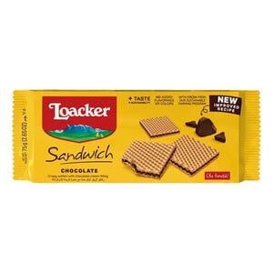 Loacker Sandwich Chocolate Wafer 75 g