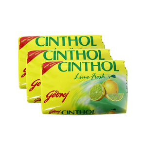 Cinthol Bar Soap Lime 3x125g