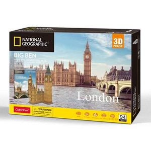 Cubic Fun Big Ben London 3D Puzzle, 94 Pcs, Brown, DS0992H