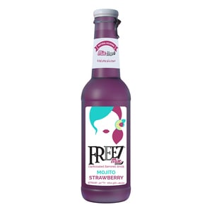اشتري قم بشراء Freez Mix Mojito Strawberry Carbonated Flavored Drink 275 ml Online at Best Price من الموقع - من لولو هايبر ماركت Cola Bottle في الامارات