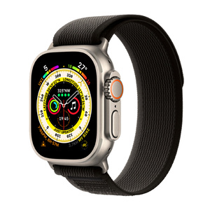 Apple Watch Ultra GPS + Cellular,Titanium Case 49mm with Green Alpine Loop MNHJ3 S