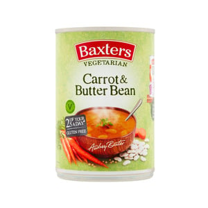 Baxters Vegetarian Carrot & Butter Bean Soup 400 g