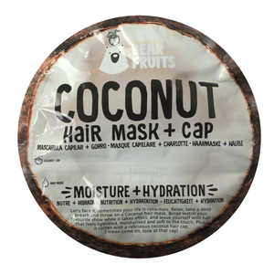 Bear Fruits Coconut Hair Mask + Cap, 20 ml