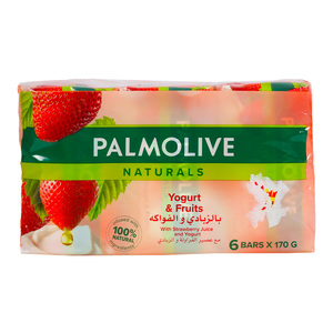 Palmolive Naturals Yogurt & Fruits Soap Value Pack 6 x 170 g