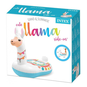 Intex Inflatable Cute Lama Ride-On, 57564
