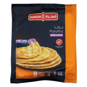 Buy Sunbulah Frozen Onion Paratha 5 pcs 400 g Online at Best Price | WELCOME BACK GROCERY | Lulu KSA in Saudi Arabia
