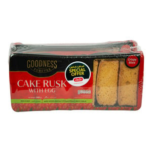 Goodness Forever Cake Rusk with Egg 2 x 300 g