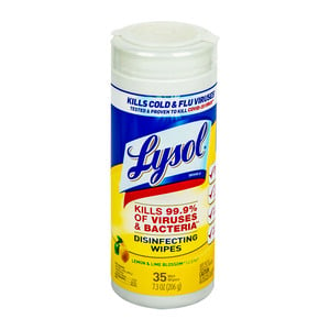 Lysol Lemon & Lime Blossom Disinfecting Wipes 35 pcs