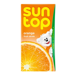 Buy Suntop Orange Fruit Drink 250 ml Online at Best Price | Fruit Drink Tetra | Lulu Kuwait in UAE