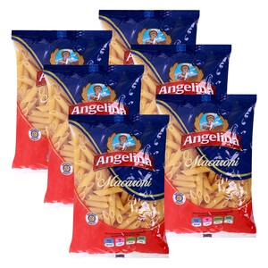 Angelina Penne Rigate Macaroni 6 x 400 g