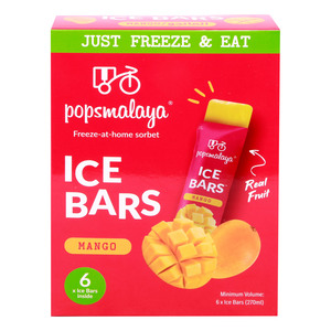 Pops Malaya Ice Bars Mango, 6 Pcs, 270 ml