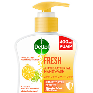 ديتول صابون سائل منعش لغسل اليدين برائحة الحمضيات وزهر البرتقال 400 مل