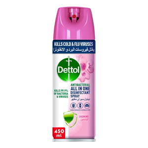 Dettol Anti-Bacterial Disinfectant Spray Jasmine 450ml