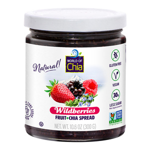 World Of Chia Wildberries Fruit  + Chia Spread 300 g