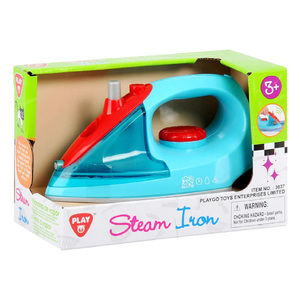 Play Go Steam Iron Toy, Red/ Blue, 3037