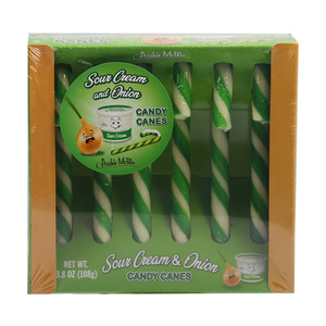 Archie McPhee Sour Cream & Onion Candy Canes 108 g