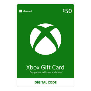 Microsoft Xbox Live Digital Gift Card, USD 50